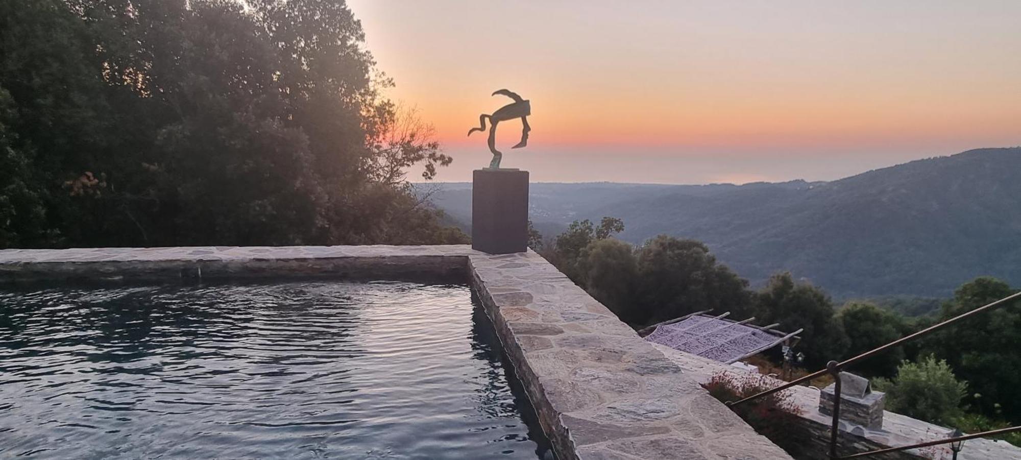 Domaine Colonna-Santini, Gite Piscine, Sauna, Spa Porri ภายนอก รูปภาพ